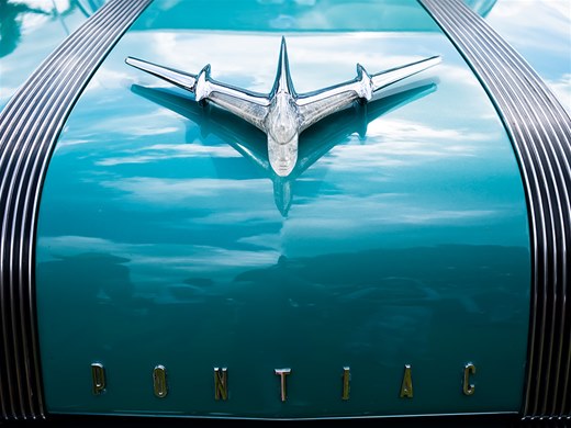 Turquoise Pontiac